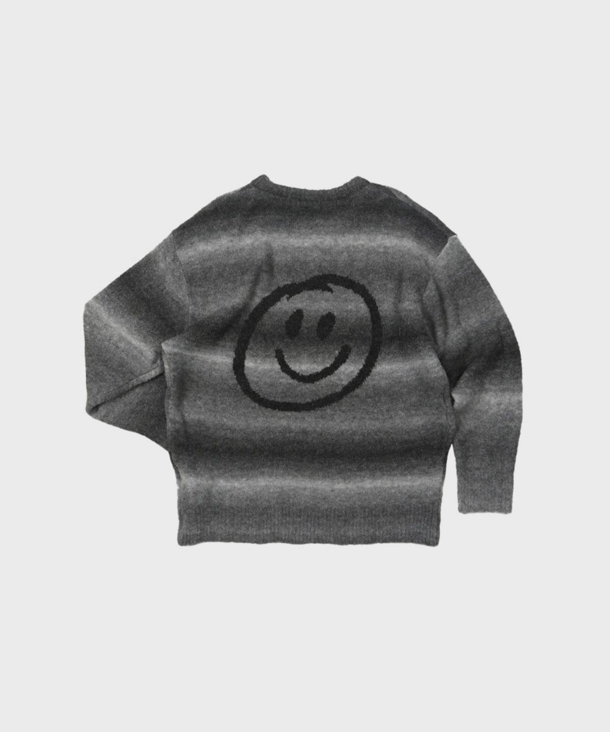 오울(OOOWL) GRADATION PULLOVER LOVE GREY