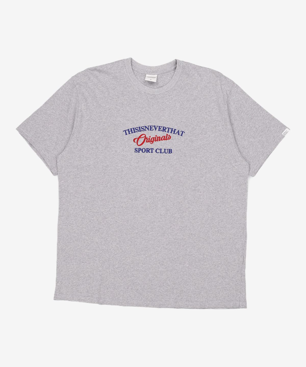 디스이즈네버댓(THISISNEVERTHAT) Originals SPORT CLUB Tee Heather Grey XL