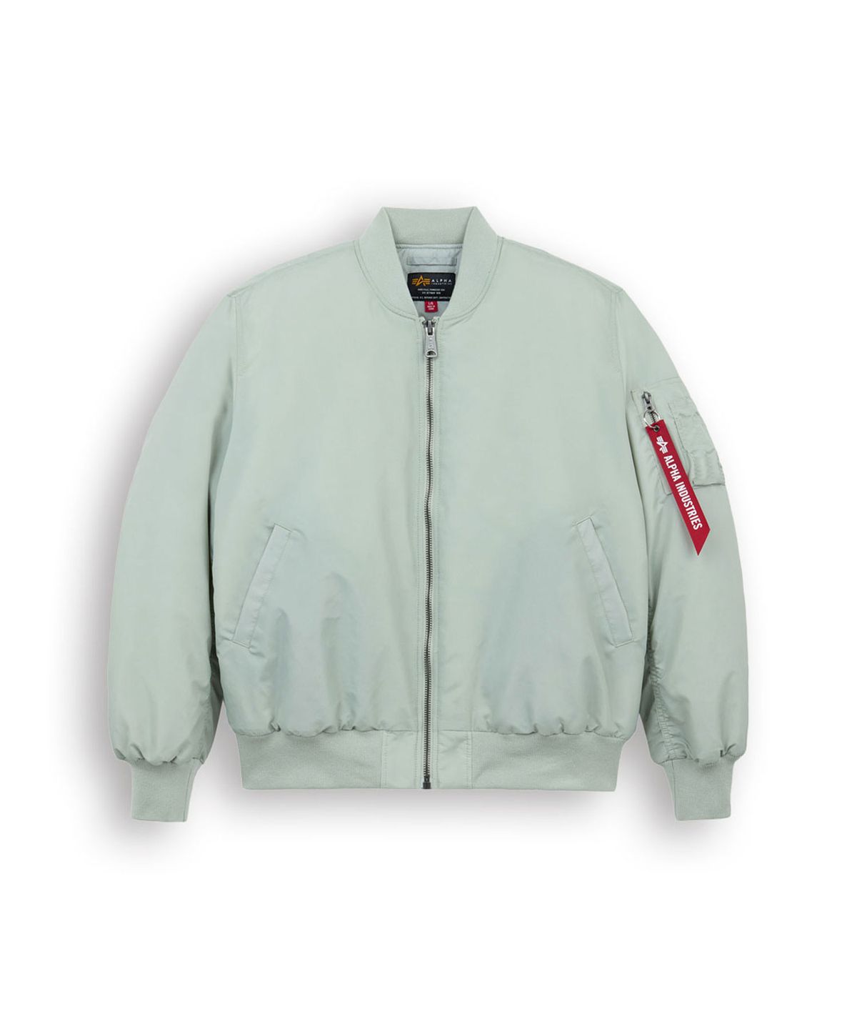 알파 인더스트리(ALPHA INDUSTRIES) MA-1 릴렉스 핏 플라이트 자켓 (옥스포드) 라이트 미네랄