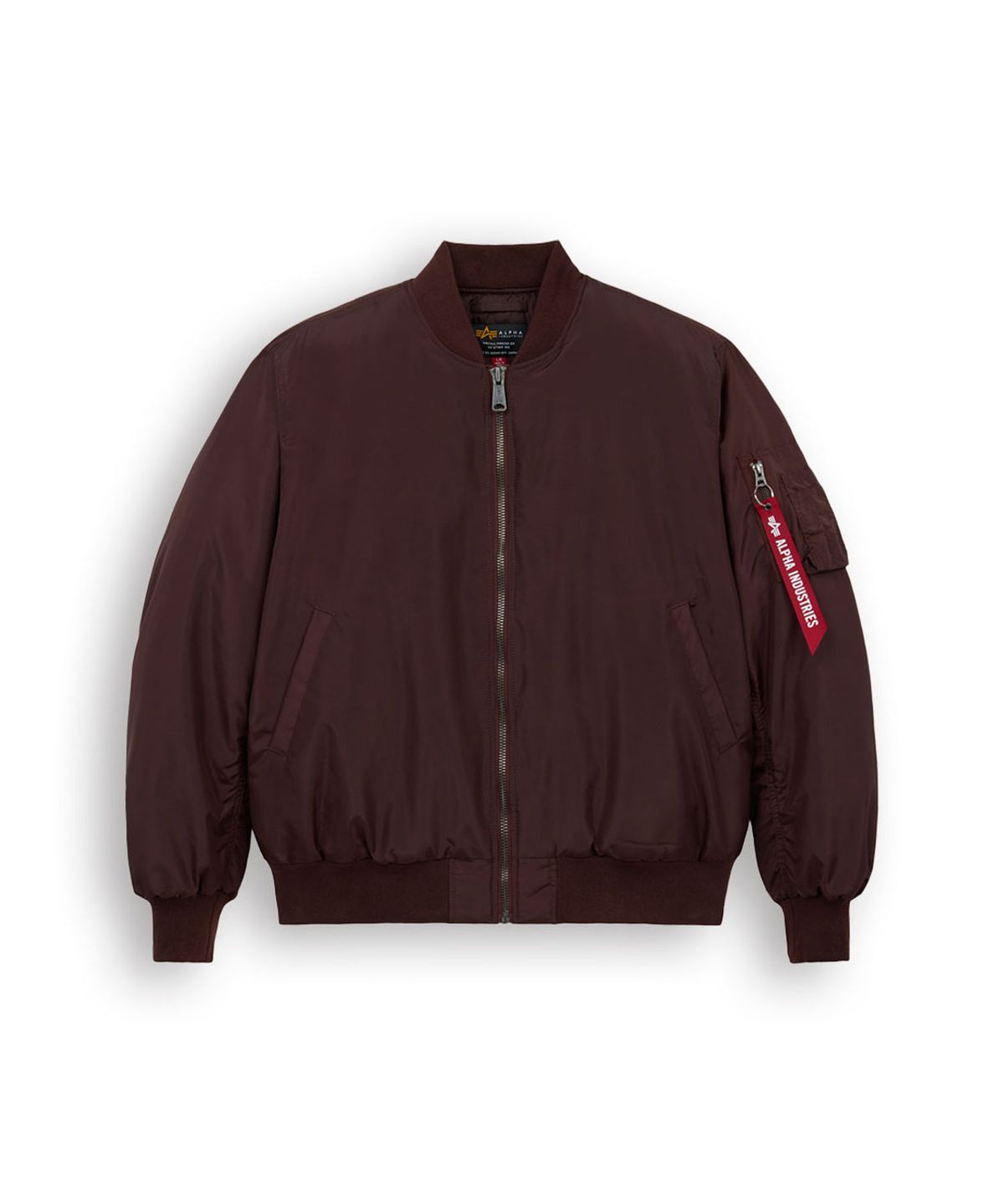 알파 인더스트리(ALPHA INDUSTRIES) MA-1 릴렉스 핏 플라이트 자켓 (옥스포드) 코코아