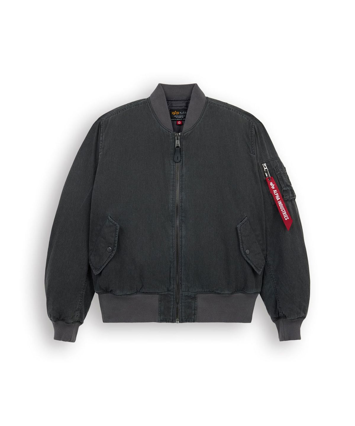 알파 인더스트리(ALPHA INDUSTRIES) MA-1 헤리티지 핏 플라이트 자켓 (코튼) 블랙