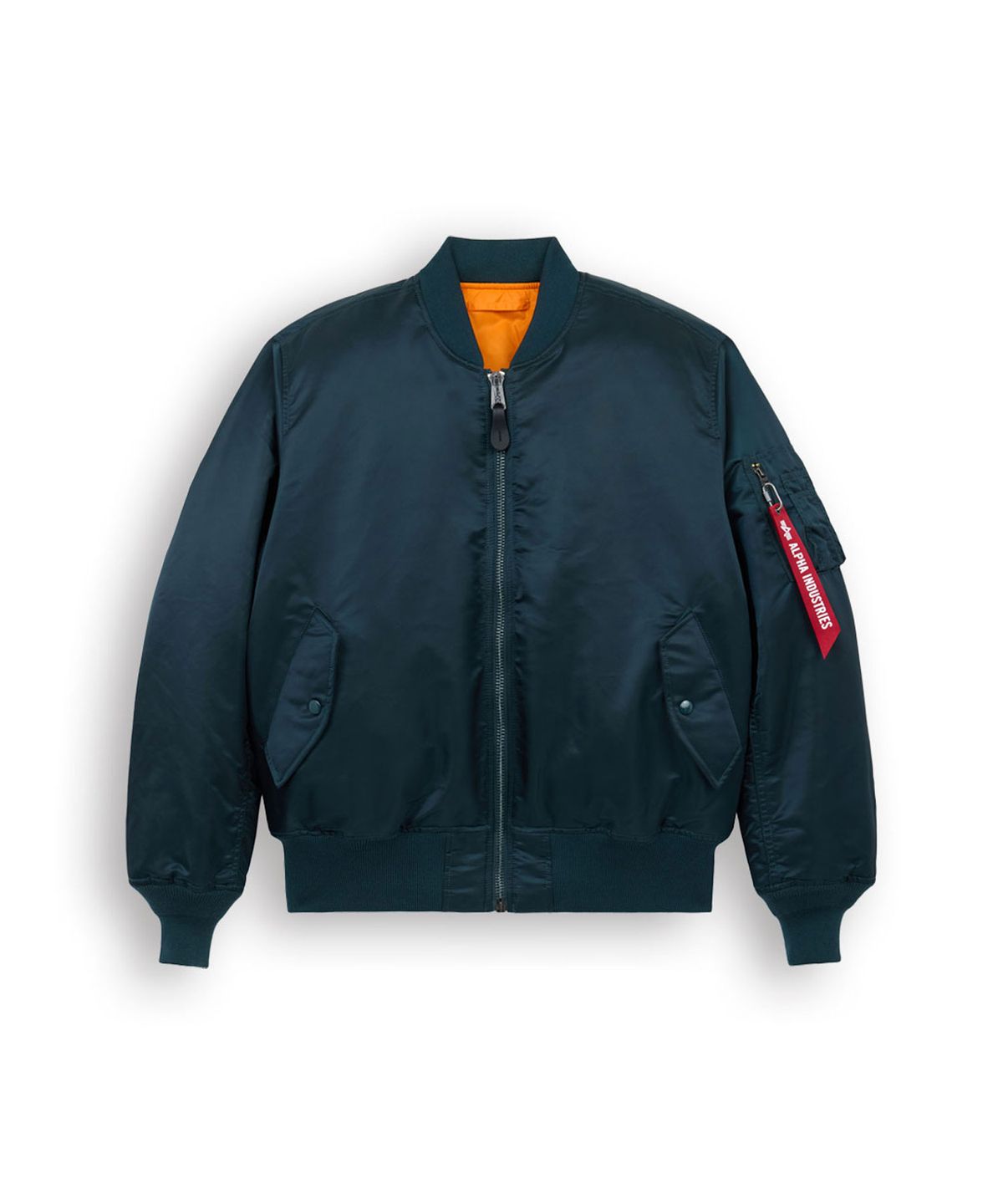 알파 인더스트리(ALPHA INDUSTRIES) MA-1 헤리티지 핏 플라이트 자켓 미드나잇 틸