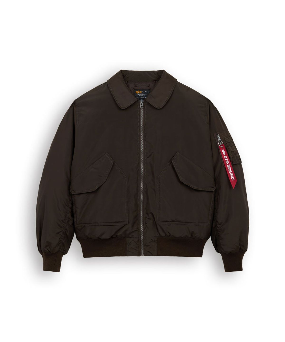 알파 인더스트리(ALPHA INDUSTRIES) CWU 45/P 릴렉스 핏 플라이트 자켓 (옥스포드) 히코리