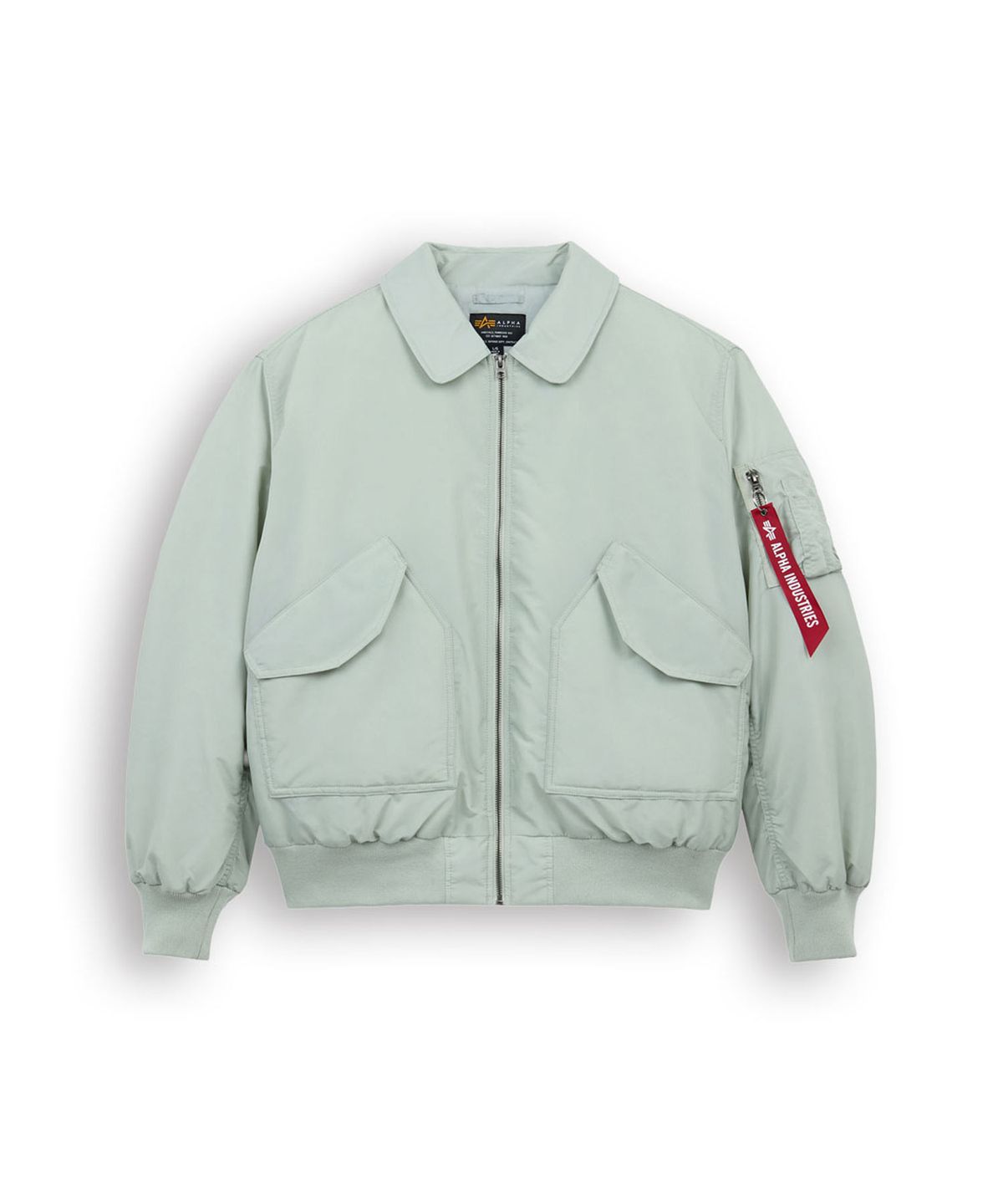 알파 인더스트리(ALPHA INDUSTRIES) CWU 45/P 릴렉스 핏 플라이트 자켓 (옥스포드) 라이트 미네랄