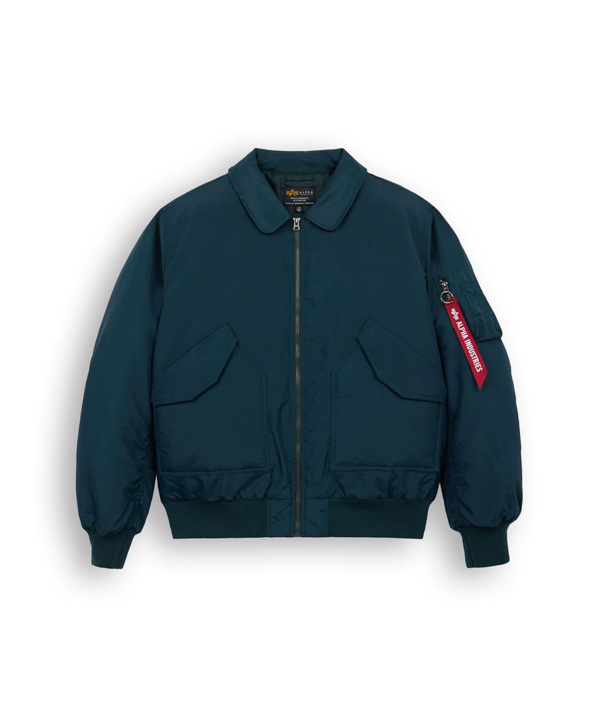 알파 인더스트리(ALPHA INDUSTRIES) CWU 45/P 릴렉스 핏 플라이트 자켓 (옥스포드) 미드나잇 틸