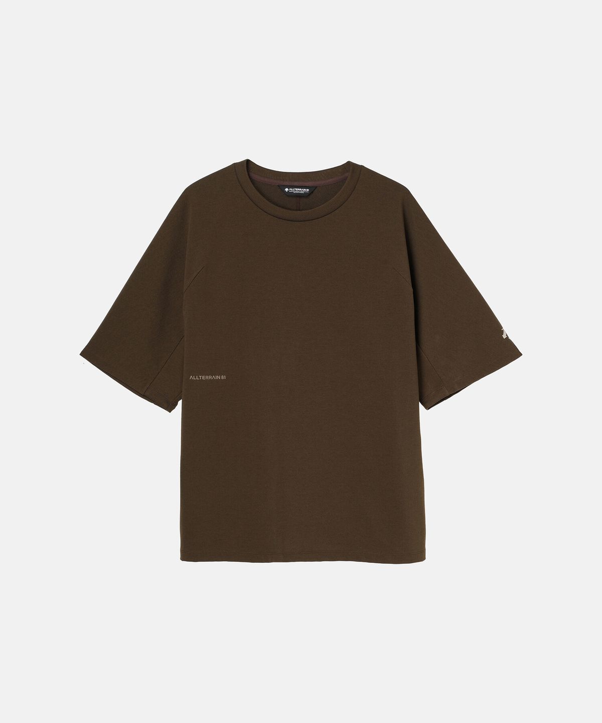 데상트(DESCENTE) [ALLTERRAIN 81] FORM HALF SLEEVE T-SHIRT 카키 SR313KTS91