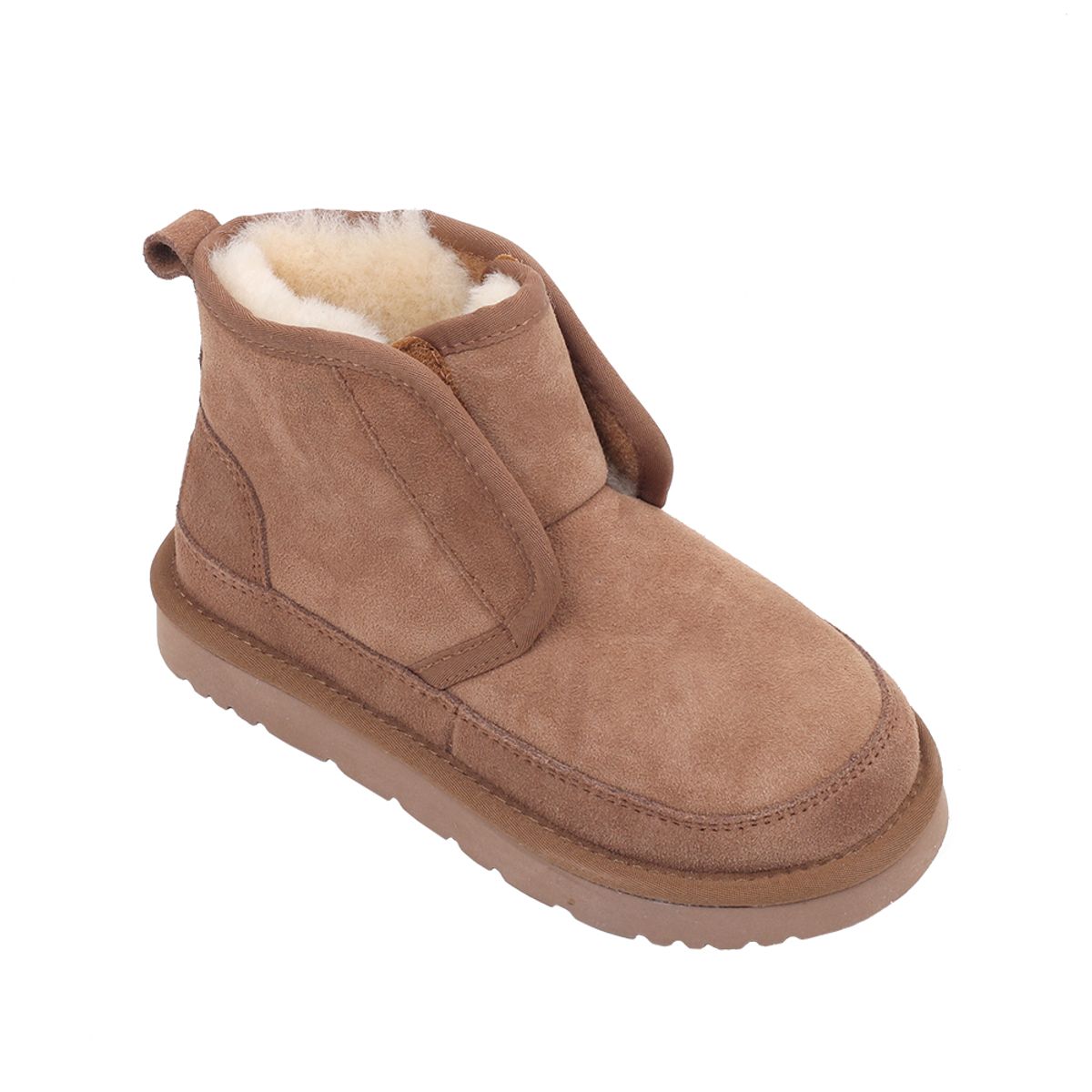 오즈어그웨어(OZ UGG WEAR) 벨크로 미니 부츠 브라운