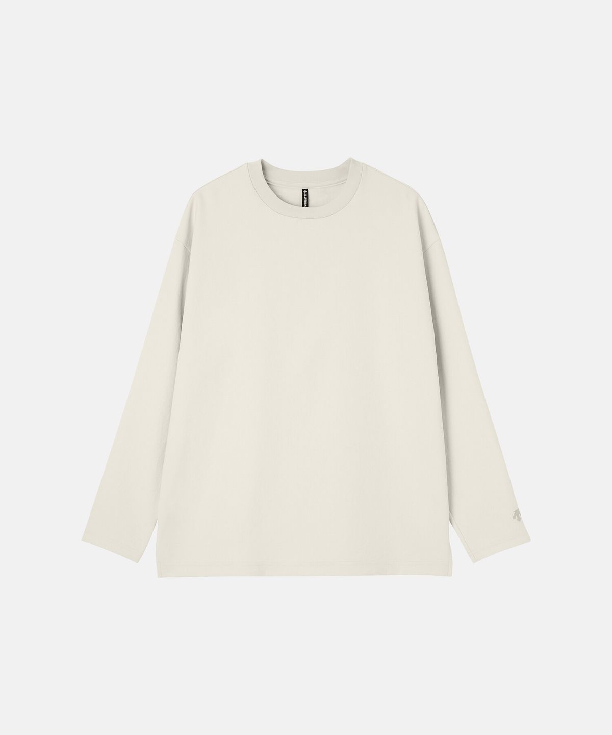데상트(DESCENTE) [ALLTERRAIN I/O] STRETCH TWILL LONG SLEEVE T-SHIRT 화이트 SR311KTL71