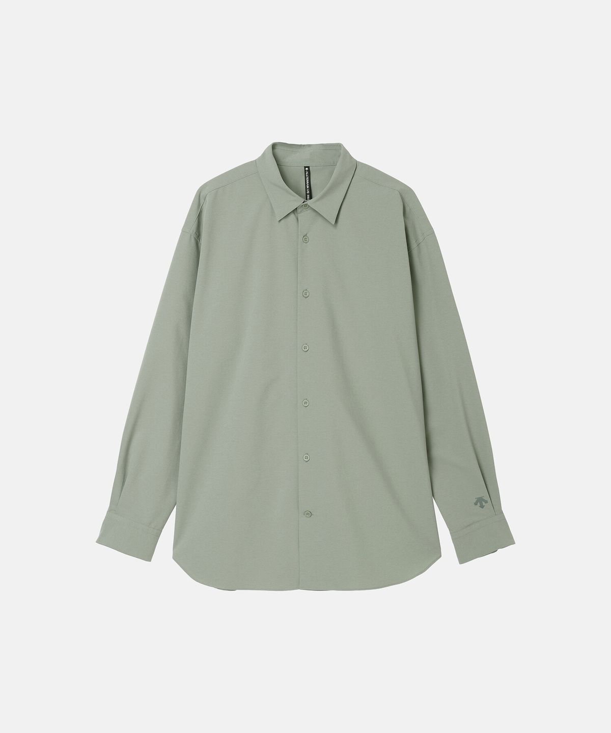 데상트(DESCENTE) [ALLTERRAIN I/O] SOLOTEX LONG SLEEVE COLLAR SHIRT 라이트 카키 SR311KSR71