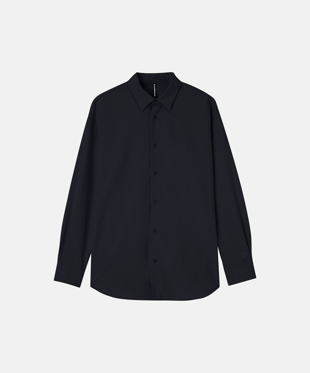 데상트(DESCENTE) [ALLTERRAIN I/O] SOLOTEX LONG SLEEVE COLLAR SHIRT 네이비 SR311KSR71