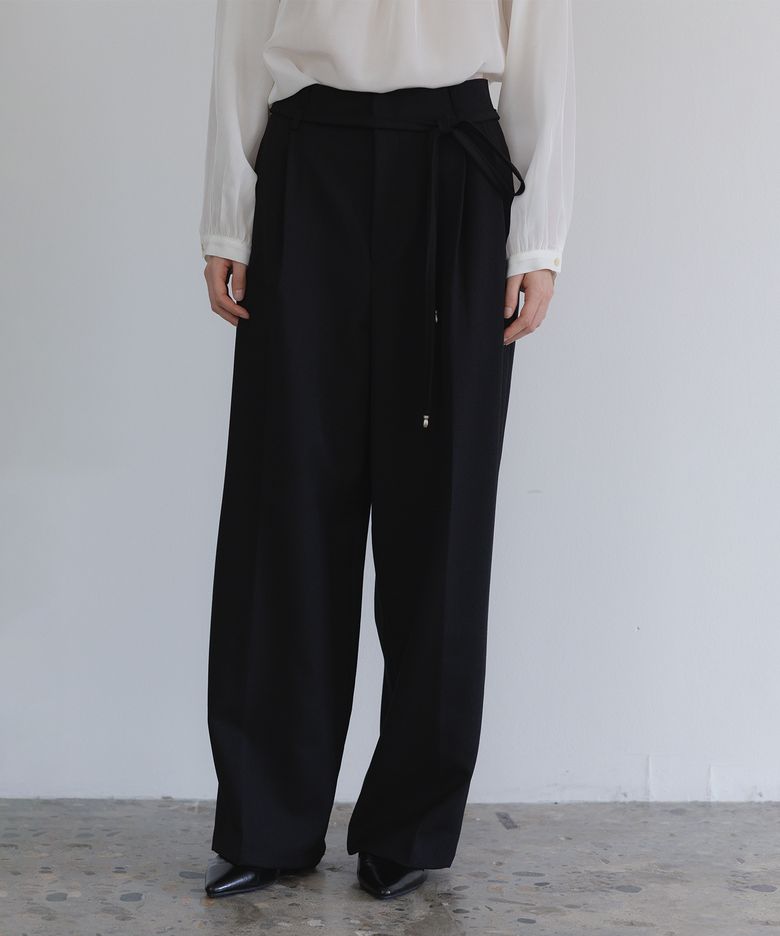 마가렛 커브드 투턱팬츠_3 Color