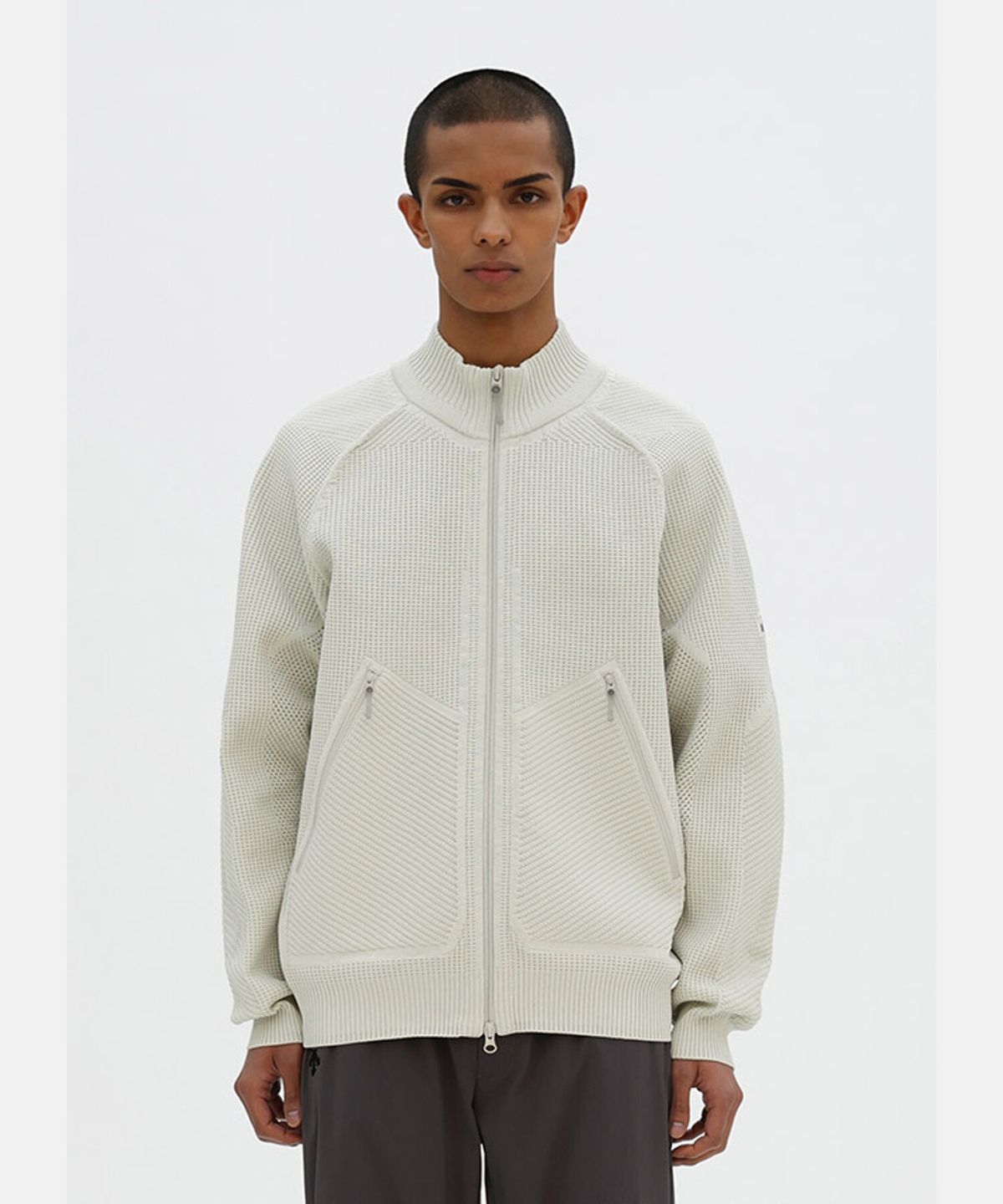 데상트(DESCENTE) [ALLTERRAIN 81] FLEXTHERM KNIT JACKET 화이트 SR313KKT81