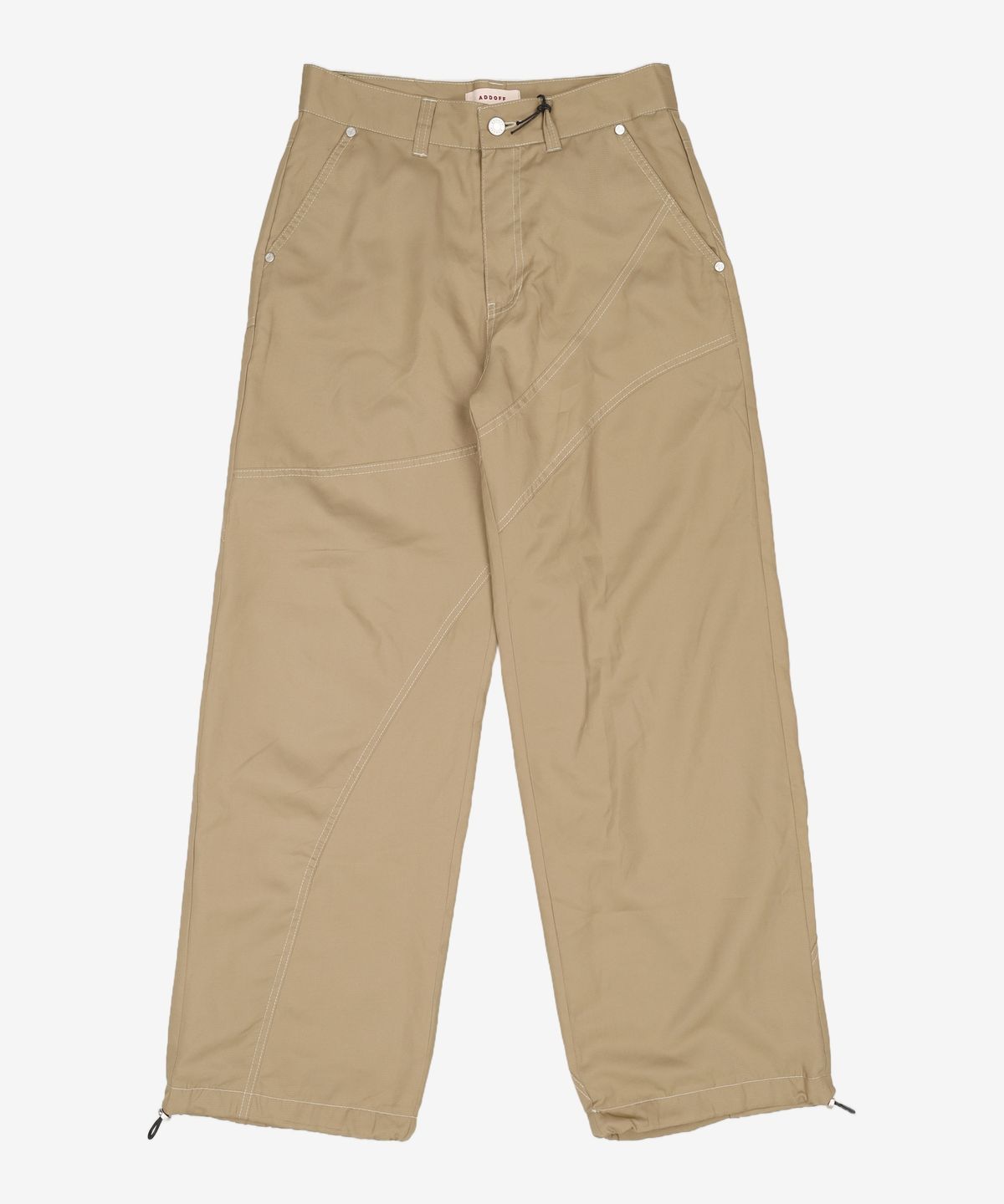 애드오프(ADDOFF) WAVE STITCH PANTS KHAKI 46