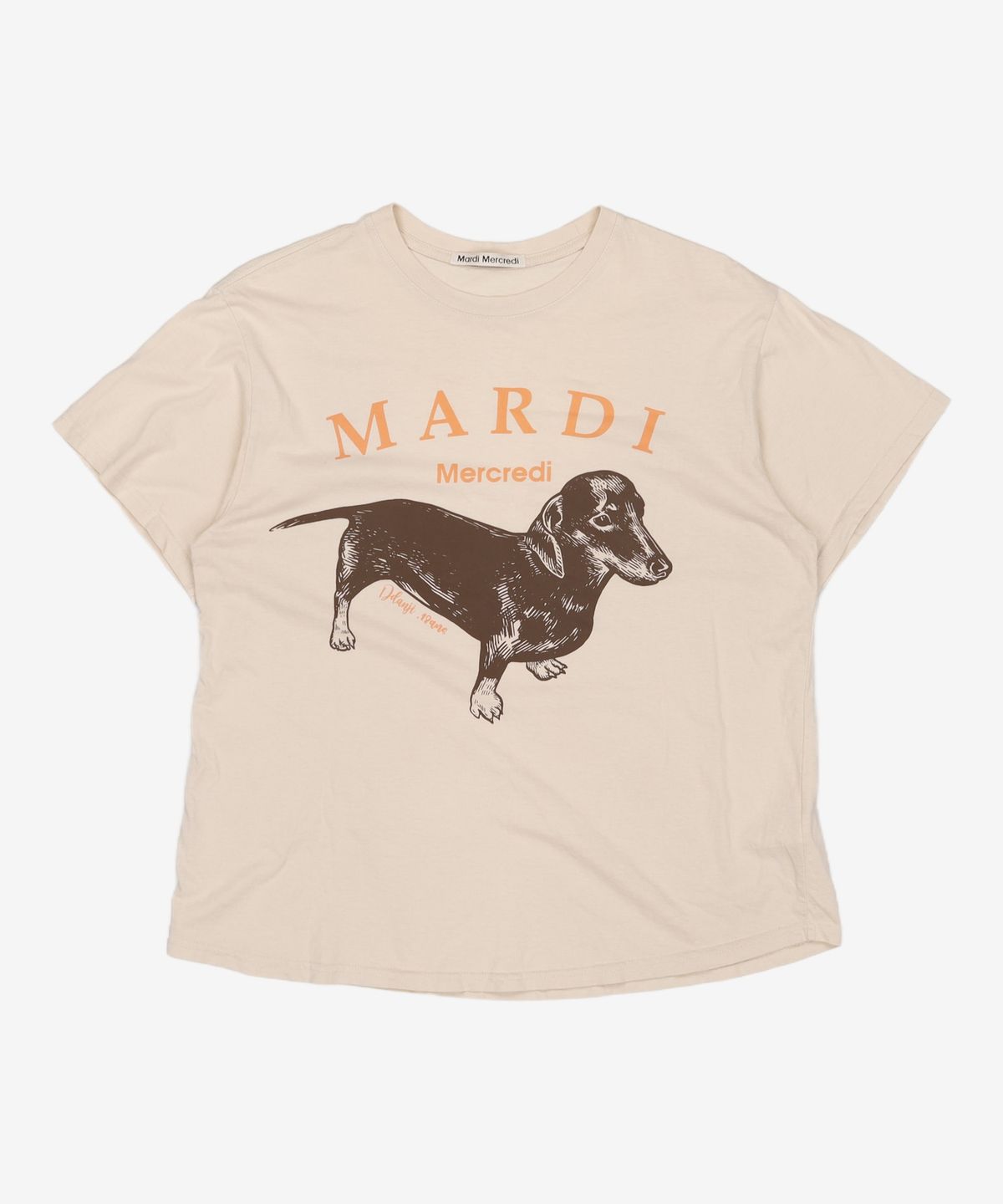 마르디 메크르디(MARDI MERCREDI) 반소매 티셔츠 L