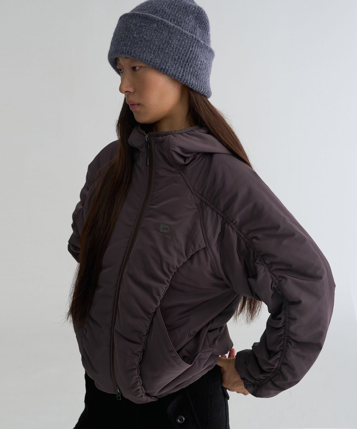 웰빙익스프레스(WELLBEING EXPRESS) Thinsulate Padded Jacket Brown