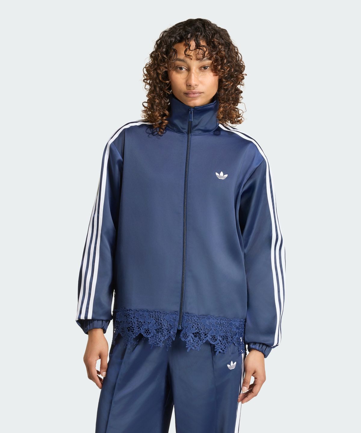 아디다스(ADIDAS) 아디다스 오리지널스 새틴 레이스 파이어버드 트랙 탑 루즈 LD1803