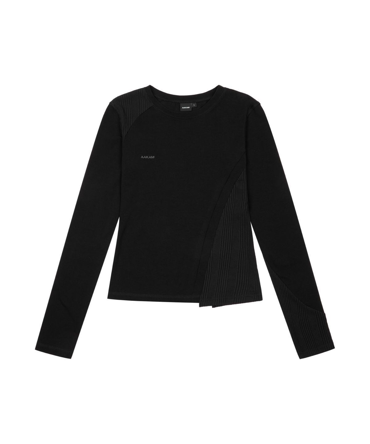 아캄(AAKAM) Cut-Off Long Sleeve (Black)
