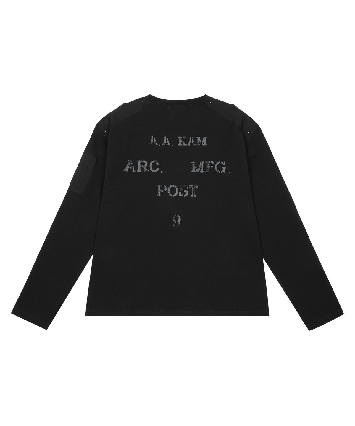 아캄(AAKAM) Military Panel Long Sleeve (Black)