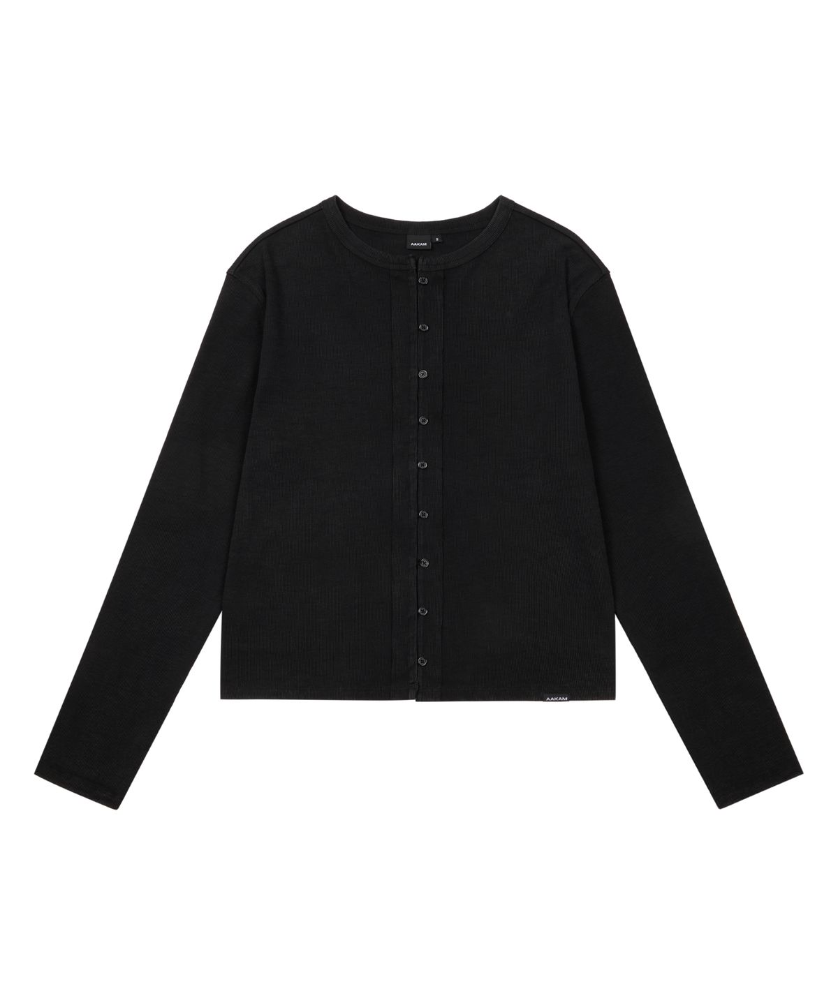 아캄(AAKAM) Jersey Skinny Cardigan (Black)