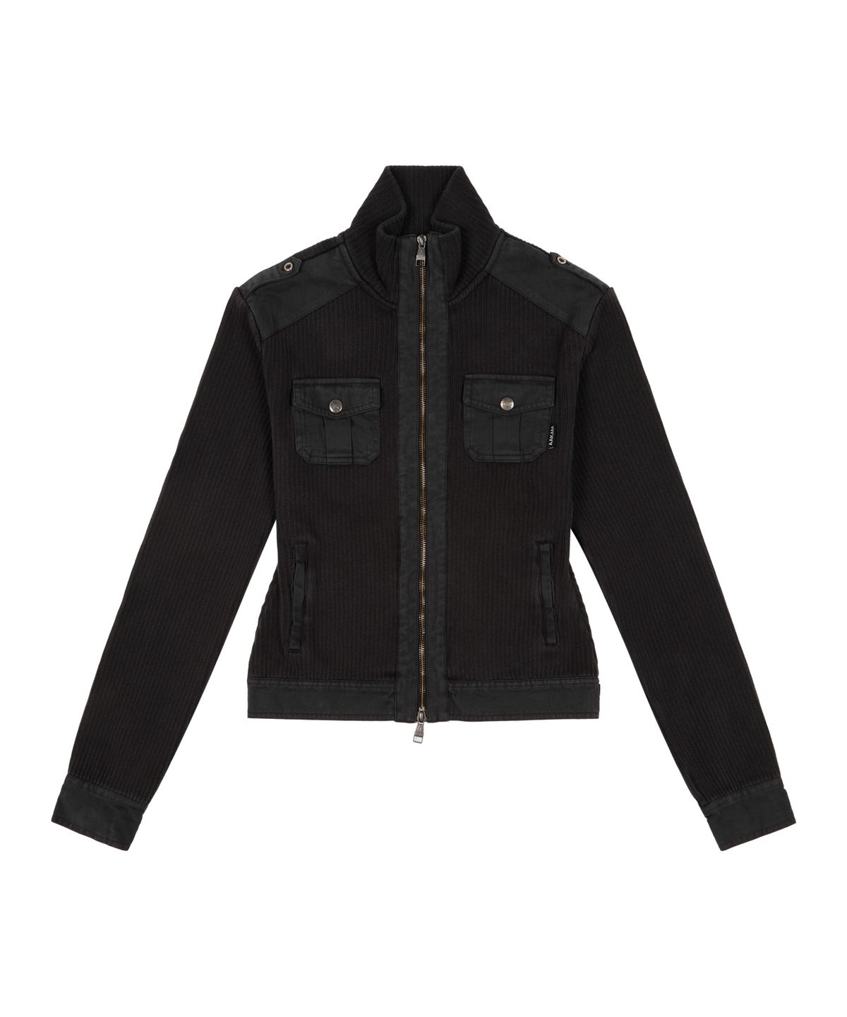 아캄(AAKAM) Zip-Up Dying Jacket (Black)