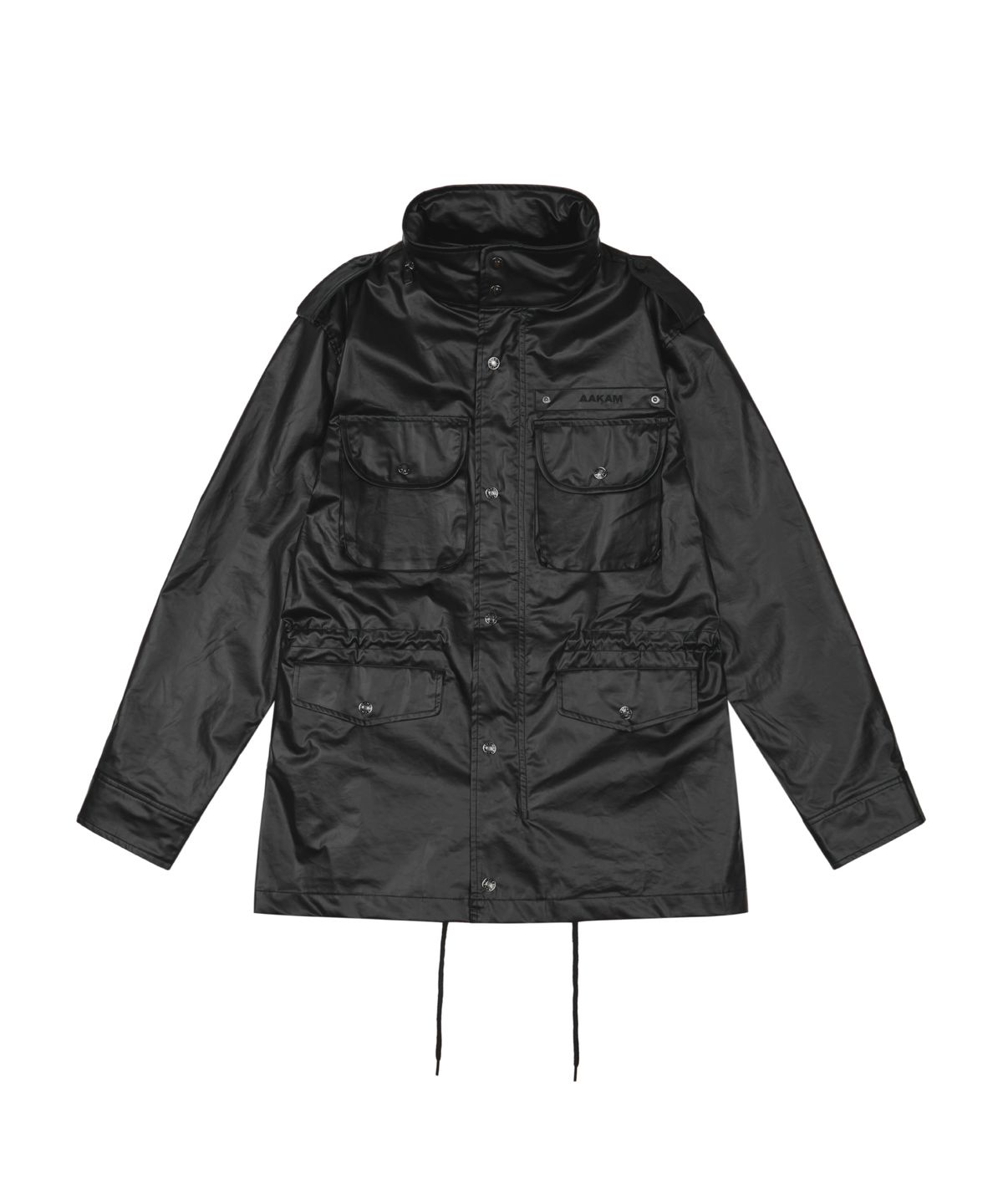 아캄(AAKAM) Coated Field Jacket (Black)