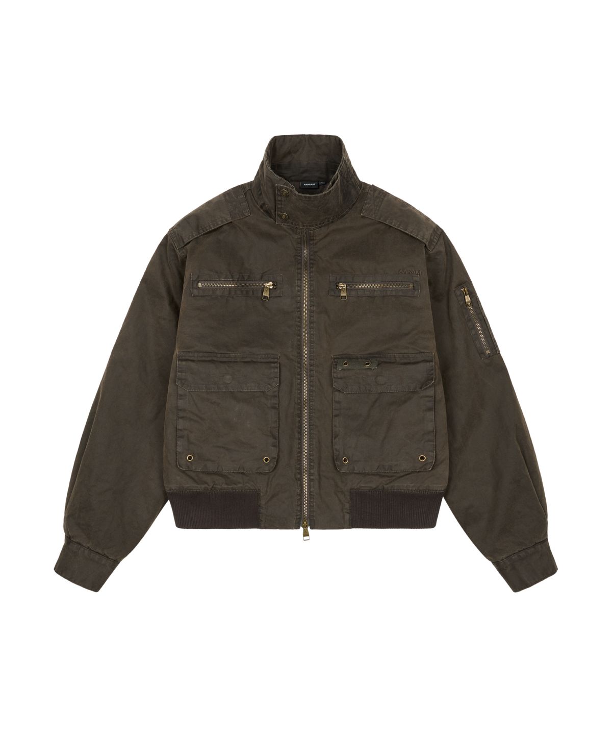 아캄(AAKAM) Waxed Hunting Jacket (Brown)