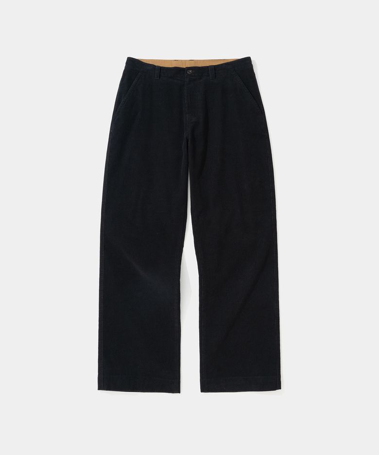 corduroy comfort chino pants black