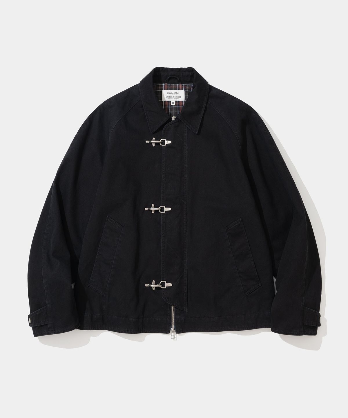 유니폼브릿지(UNIFORM BRIDGE) fireman clasp jacket black
