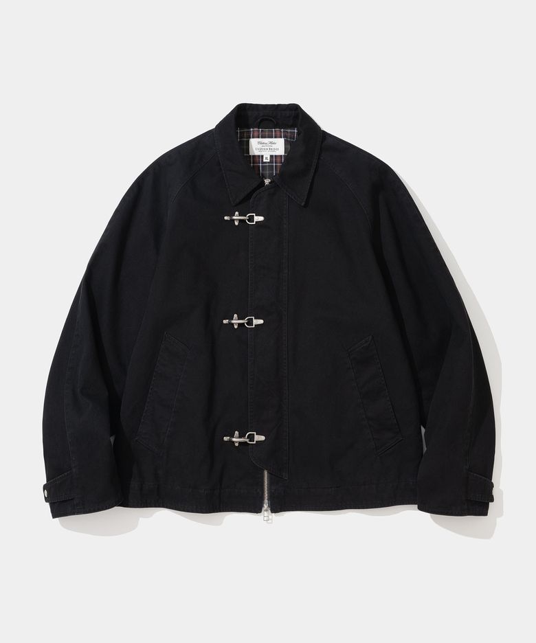 fireman clasp jacket black