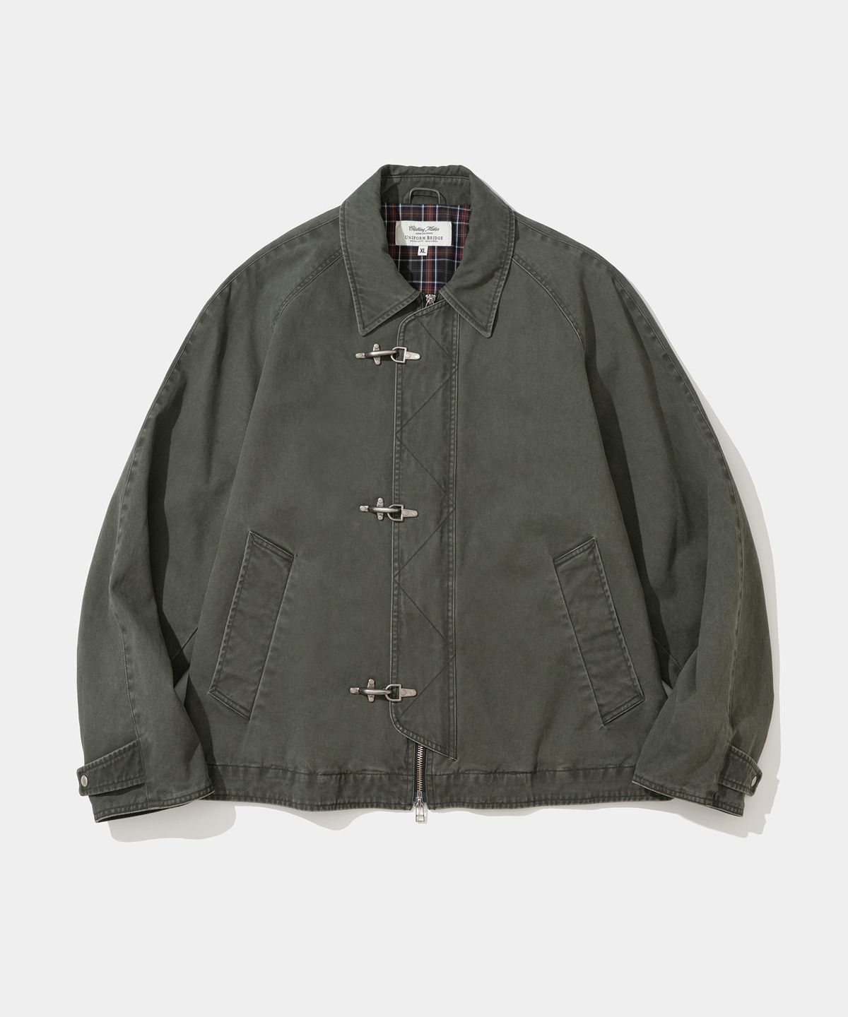 유니폼브릿지(UNIFORM BRIDGE) fireman clasp jacket olive