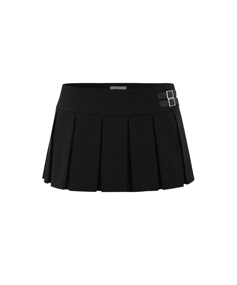 마린 플리츠 스커트 [BLACK]