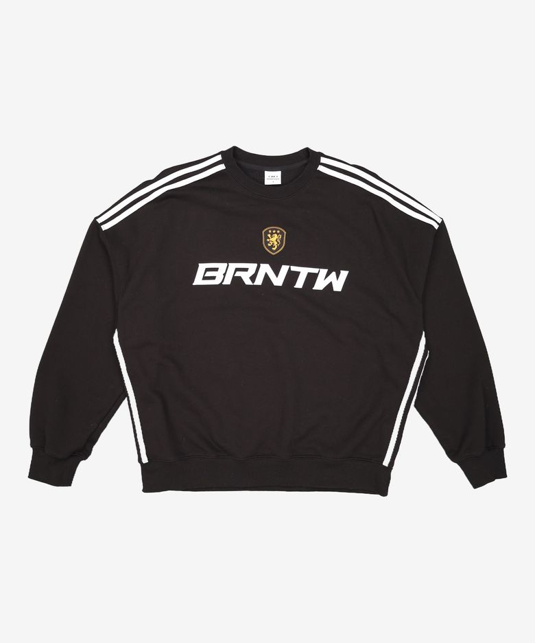 TRACK LINE EMBLEM SWEATSHIRTS [BLACK] 3
