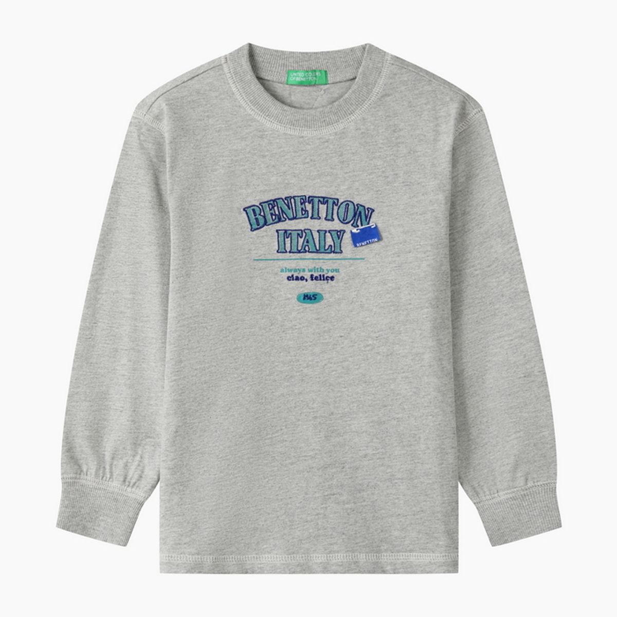 베네통키즈(BENETTONKIDS) 그래픽 포인트 티셔츠_QATS12641MG
