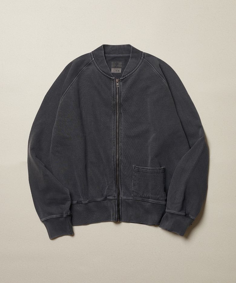 TYPE C-2 FULL ZIP SWEAT (CHARCOAL)