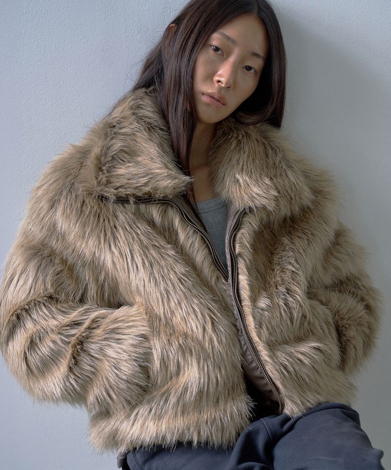 Fur Jacket Camel