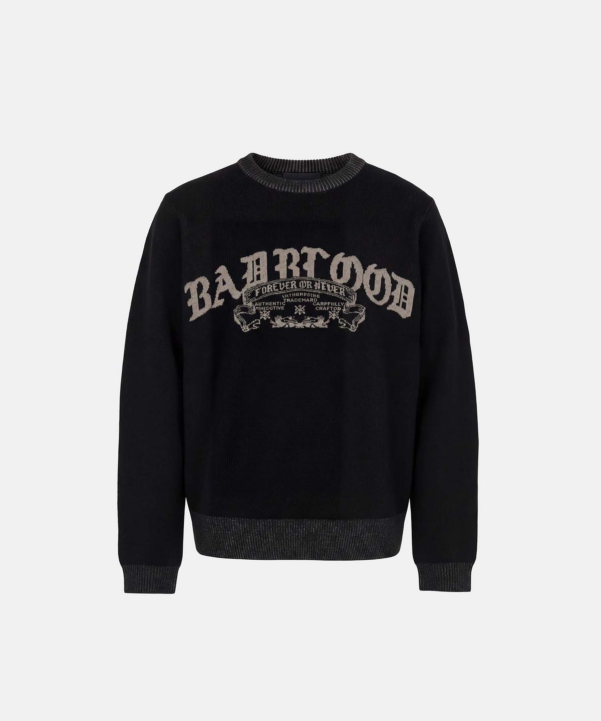 배드블러드(BADBLOOD) Mystic Crewneck Sweater - Black