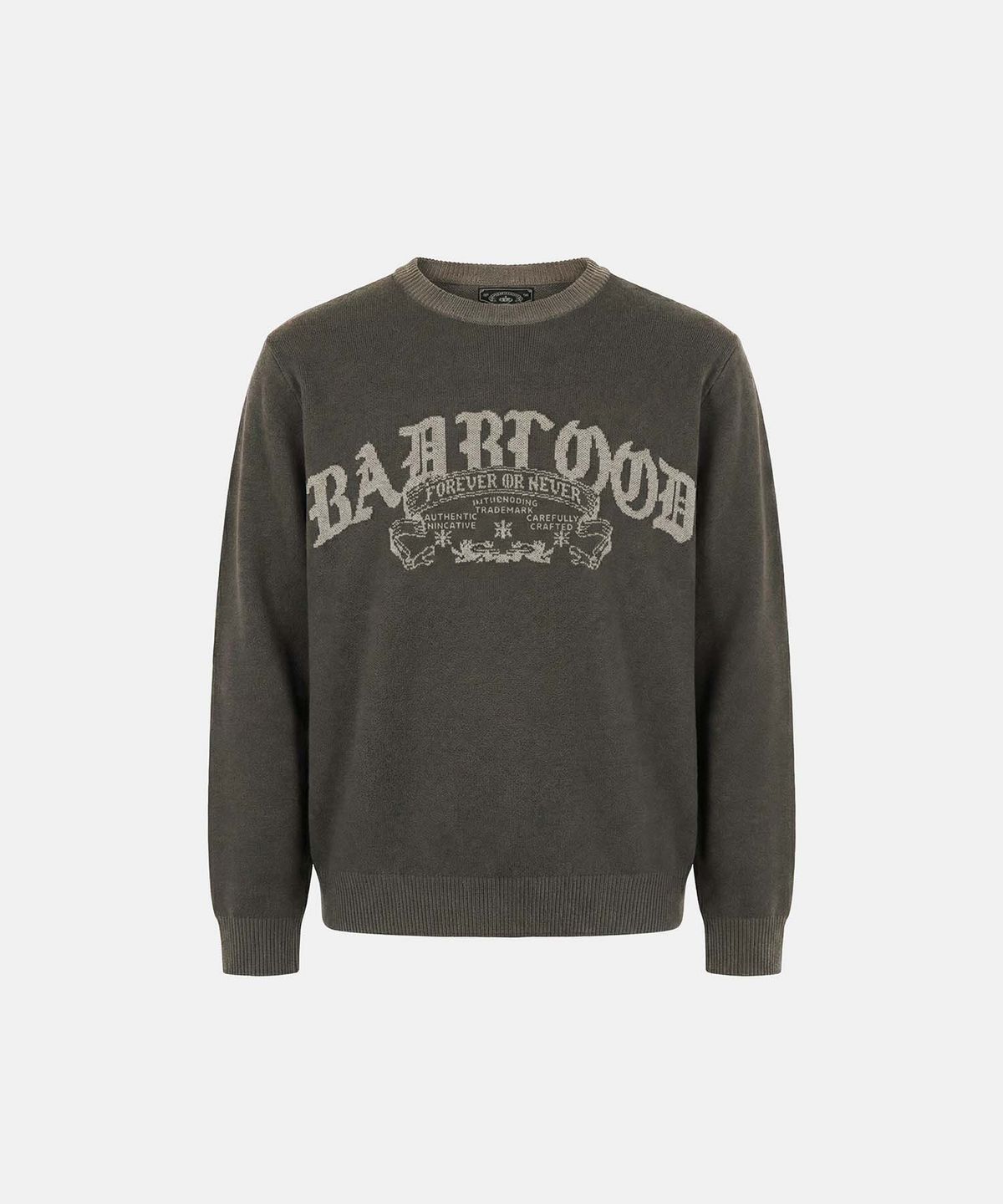 배드블러드(BADBLOOD) Mystic Crewneck Sweater - Khaki Brown