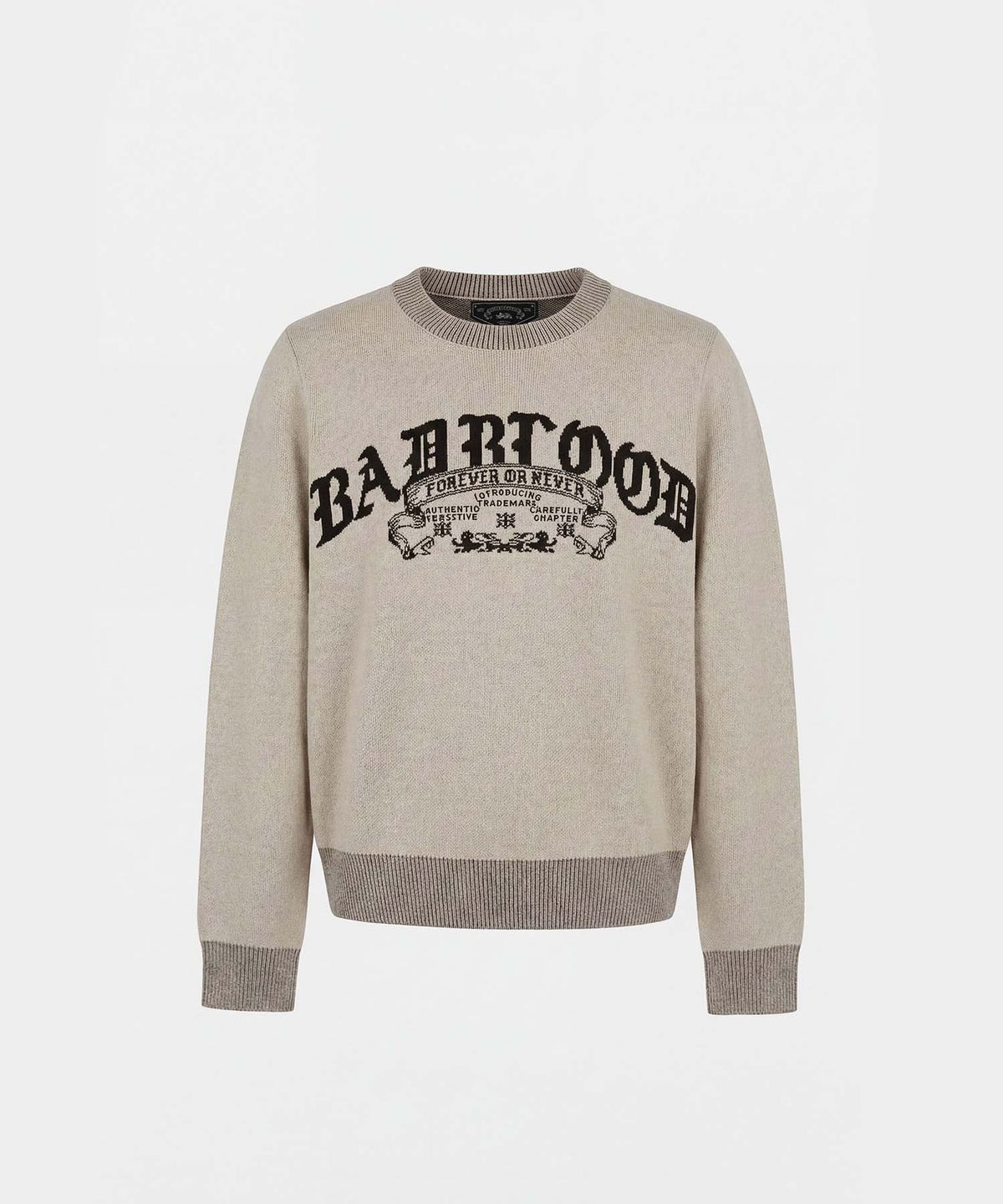 배드블러드(BADBLOOD) Mystic Crewneck Sweater - Beige