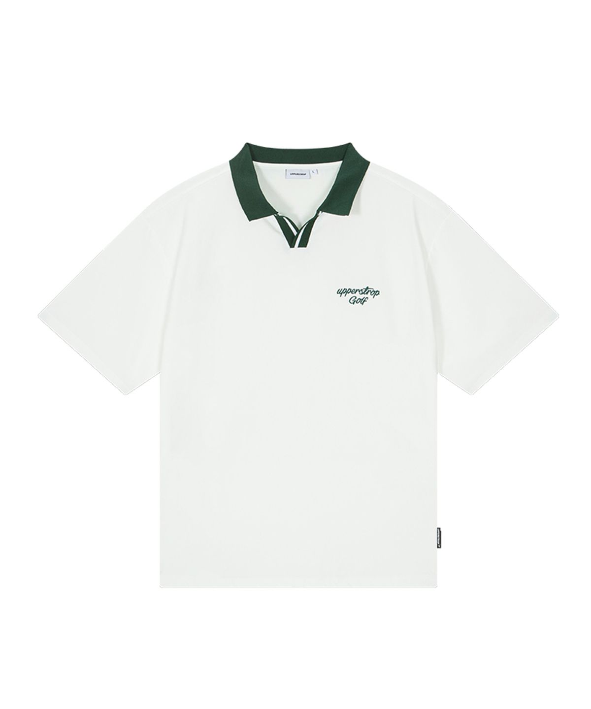 어퍼스트롭 골프(UPPERSTROP GOLF) [UMTF1023-03] 남성 오픈카라 티셔츠 딥그린