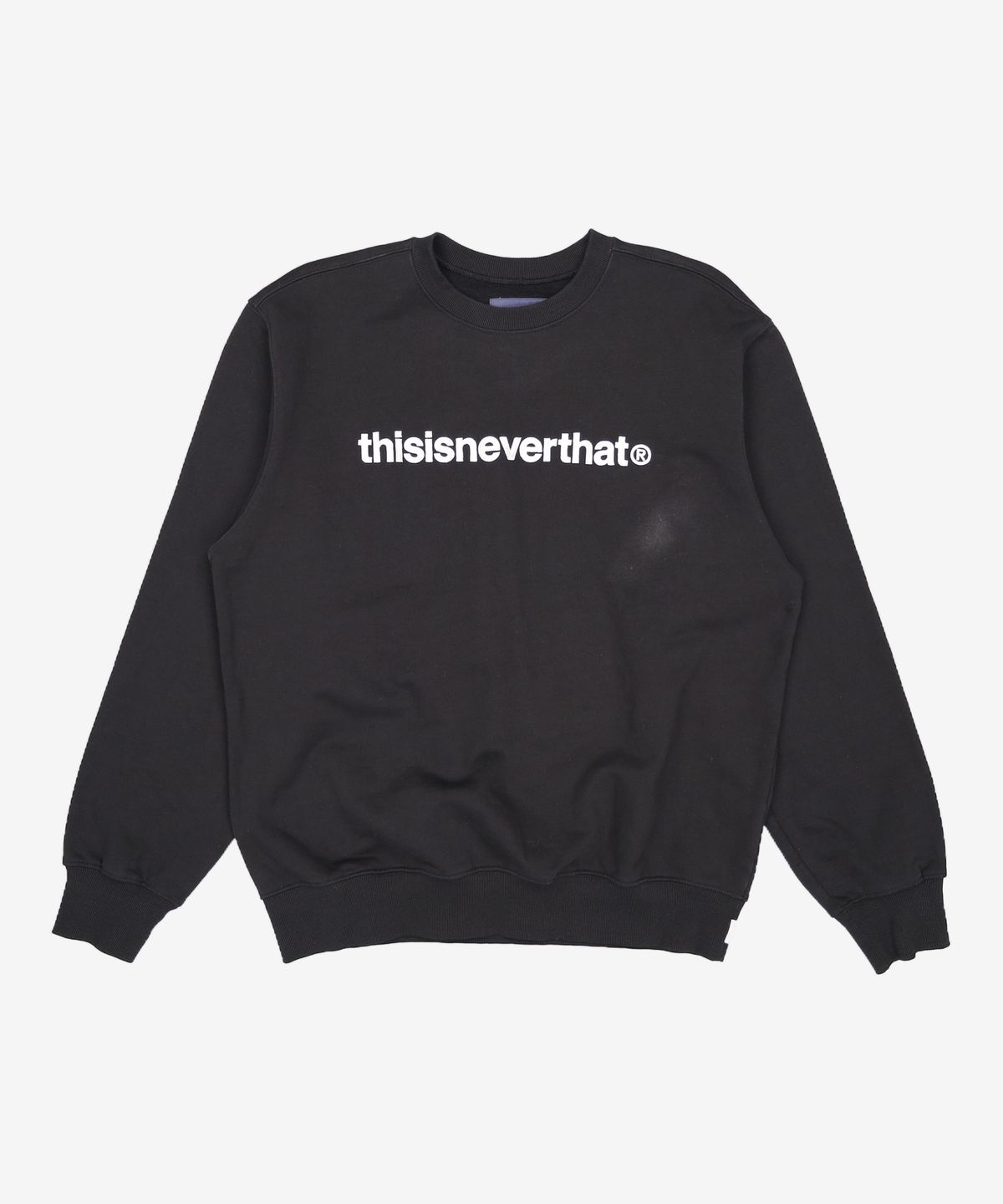 디스이즈네버댓(THISISNEVERTHAT) (FW22) T-Logo Crewneck Black L