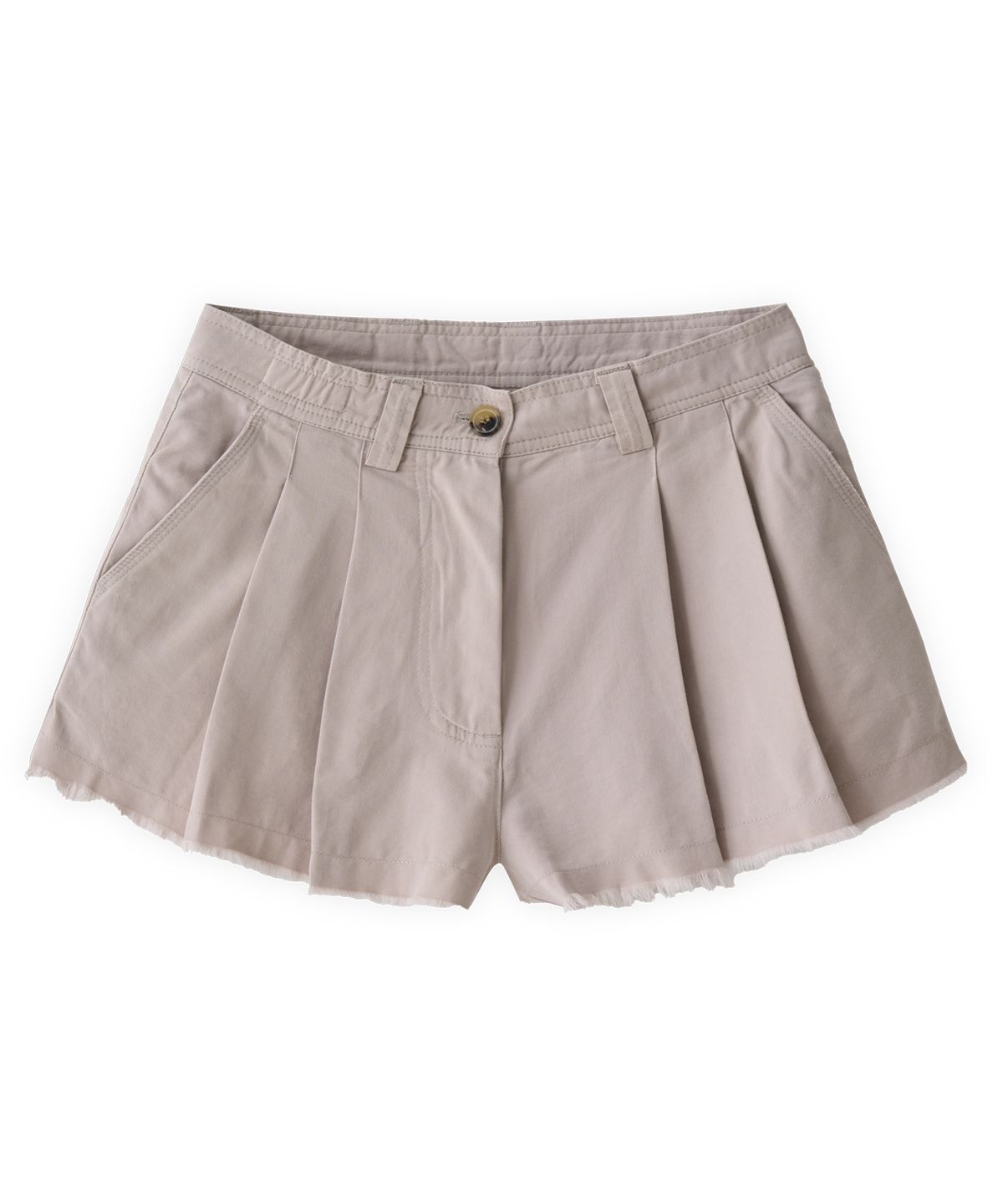 투위드(TUEWID) 006 pleated Bermuda pants in washed fog grey 0 SIZE