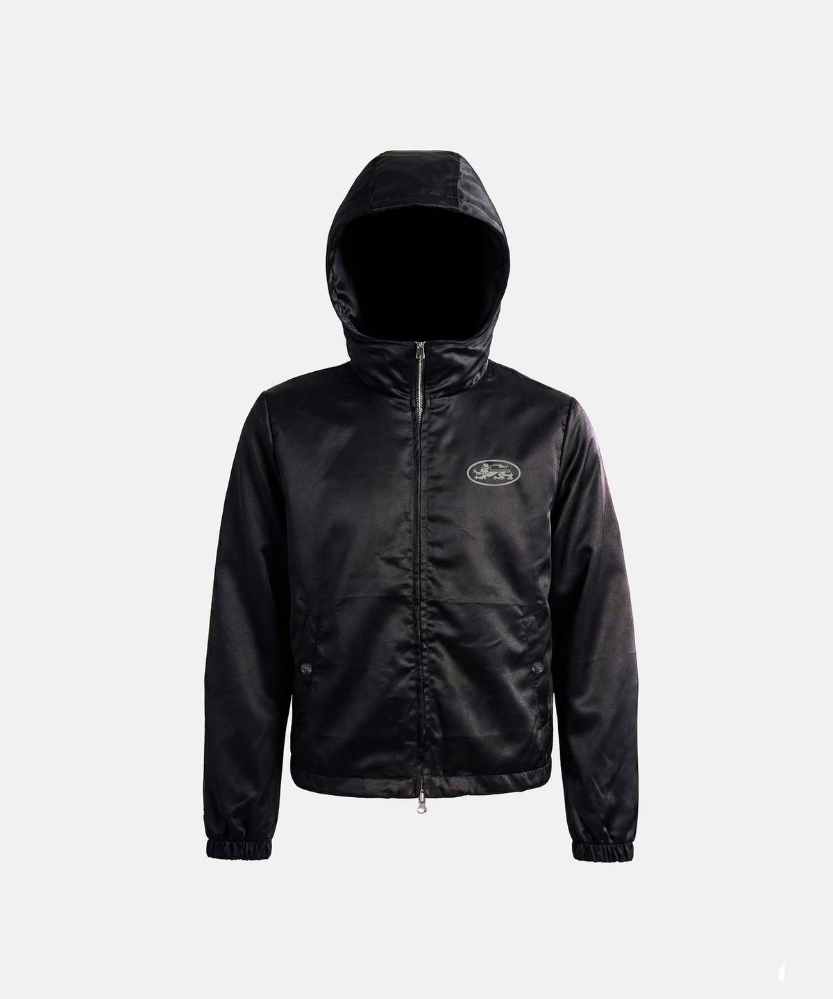 배드블러드(BADBLOOD) Mystic Nylon Hooded windbreaker - Black
