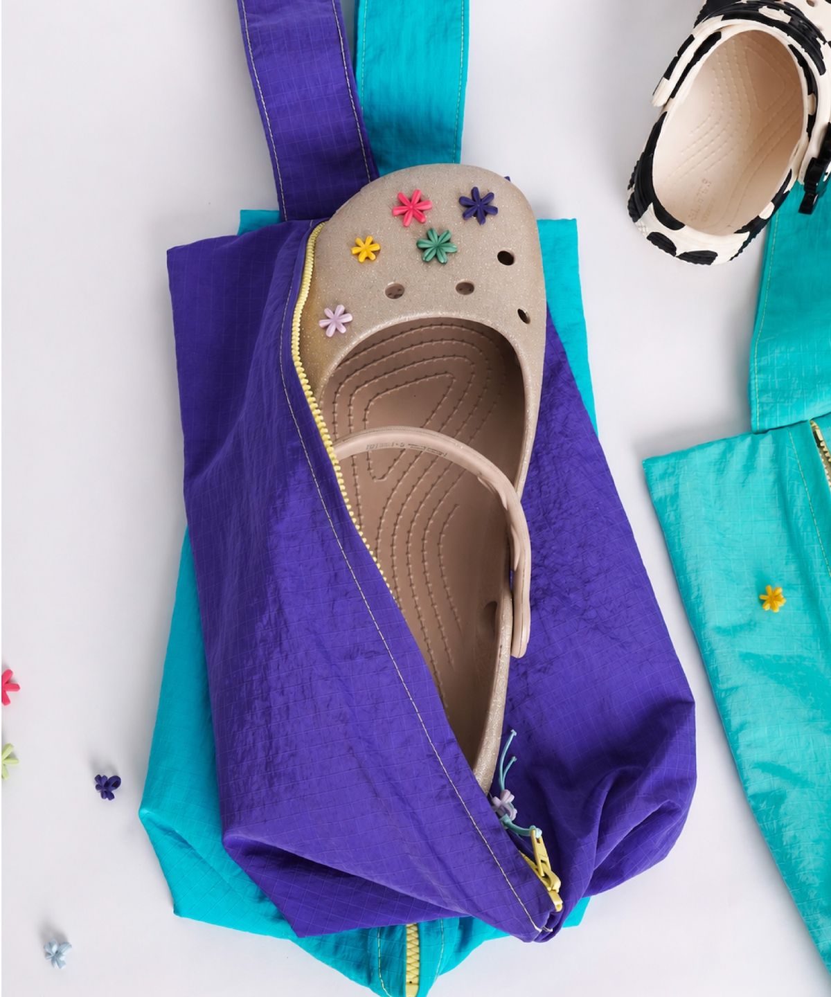 모잉모잉(MOIN MOIN) Shoe pouch, Whimsical blue