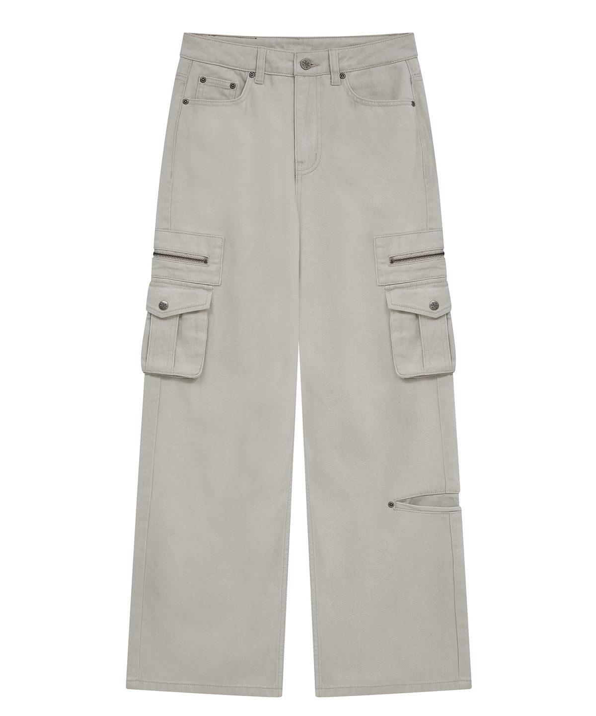 미드나잇 무브(MIDNIGHT MOVE) zip st pants (ivory)