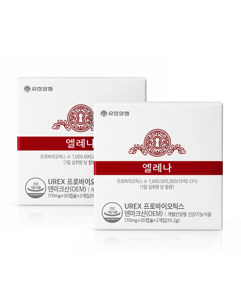 질유산균 임산부 UREX 프로바이오틱스 60캡슐 2박스(120일분)
