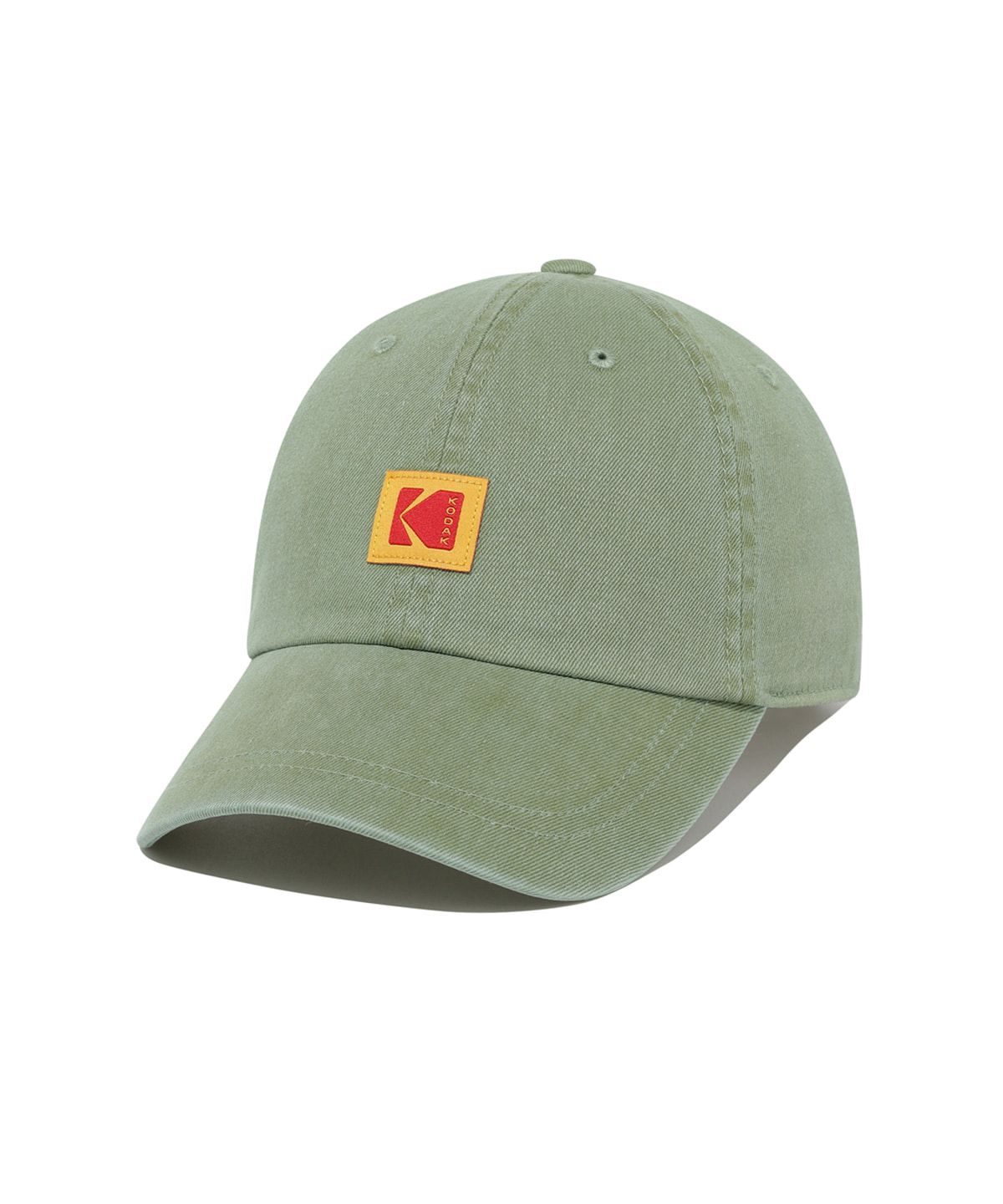 코닥(KODAK) 릴렉스핏 스퀘어로고 볼캡 KHAKI