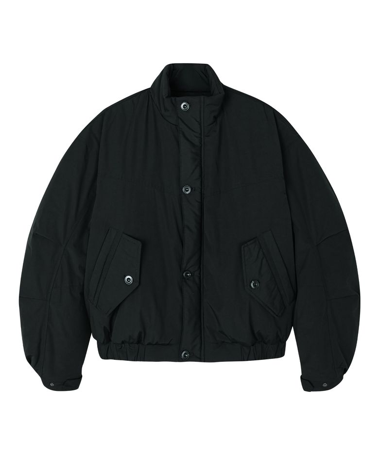 버튼 패널 푸퍼 패딩_[BLACK]
