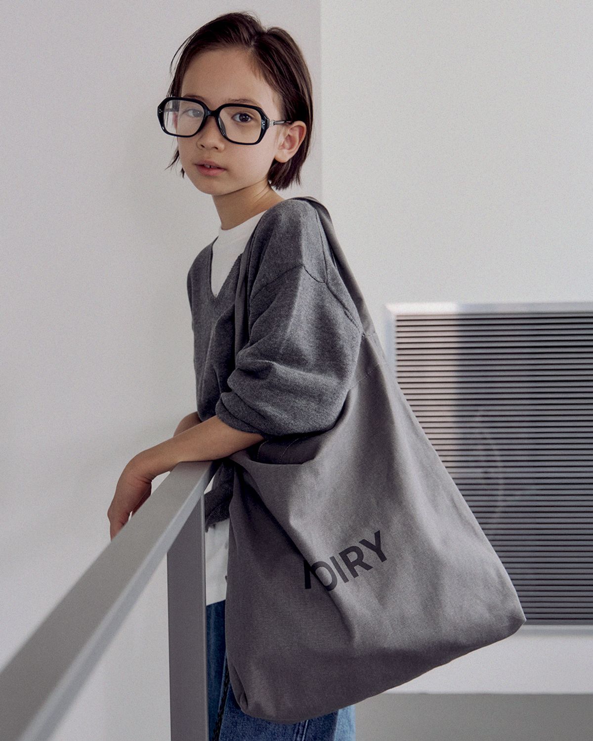 노이리(NOIRY) 아카이브 에코백(그레이)
