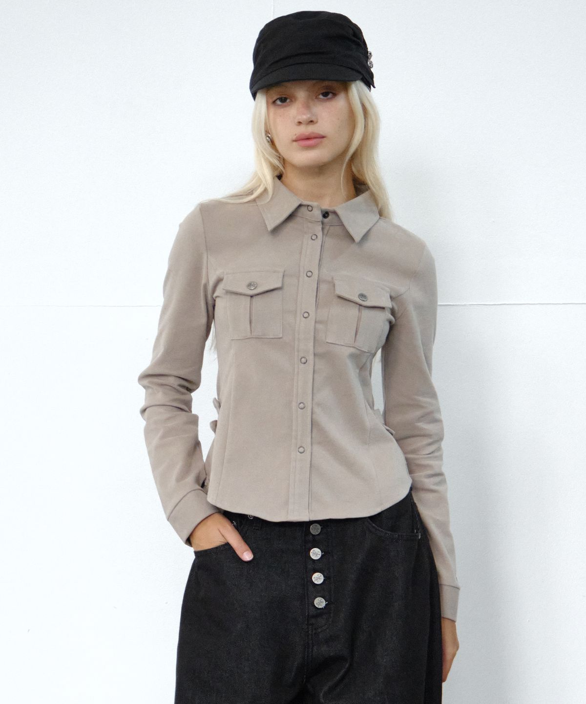 미드나잇 무브(MIDNIGHT MOVE) vt shirt (beige)