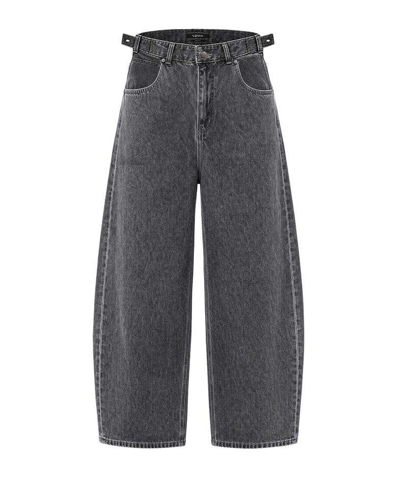Crux Curved Denim Pants Gray
